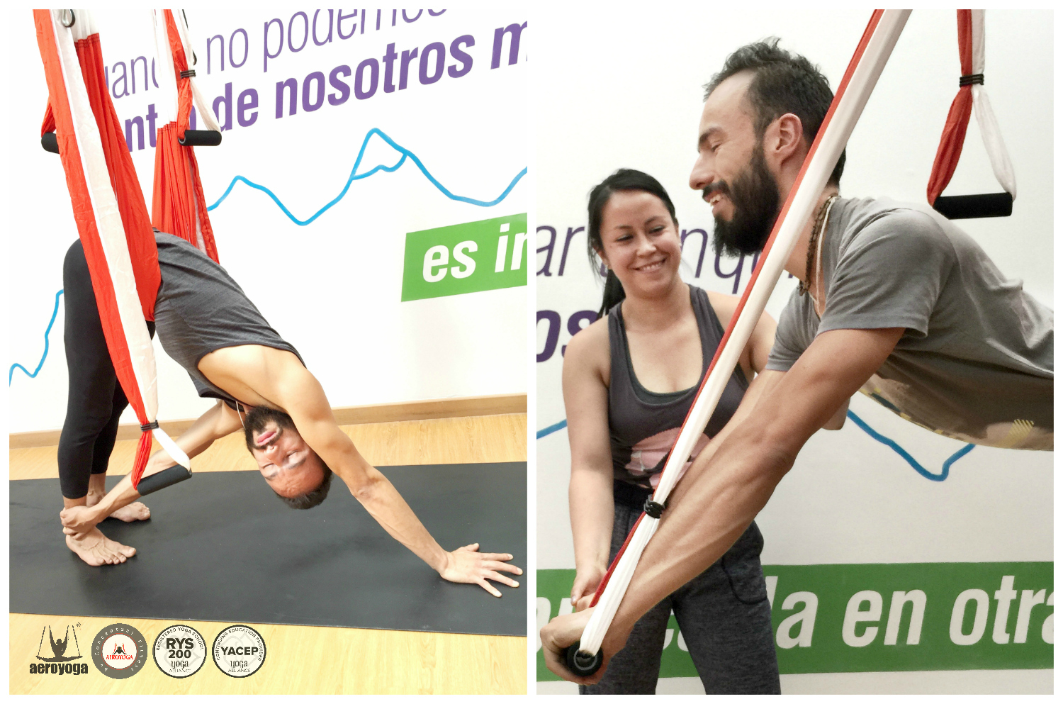 Súmate a la Formación en Yoga Aéreo by AeroYoga® International en Colombia, Acreditada Yoga Alliance