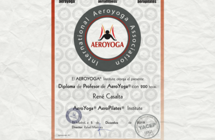 Tendencias Yoga Aéreo, Te Presentamos Nuestro Diploma Formación Profesores AeroYoga ®