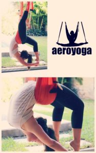 clase yoga aéreo online